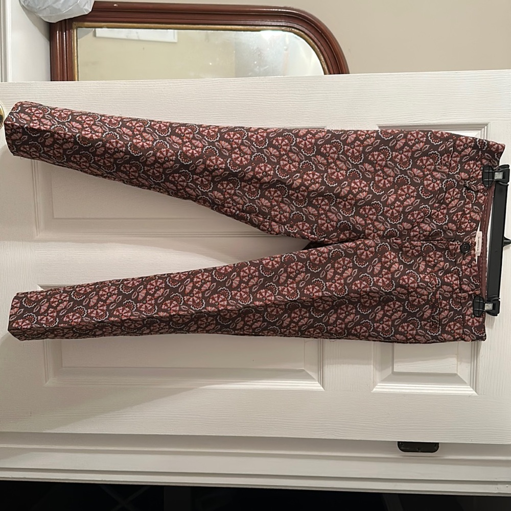 Anthropologie pattern slacks